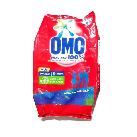Bột giặt Omo, xoáy bay 100% vết bẩn ngay lần giặt đầu tiên, túi (1.15kg),