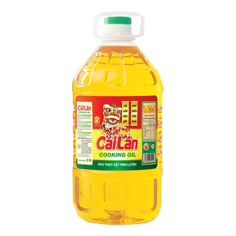 Dầu ăn thực vật tinh luyện Cái Lân, can (5lít),