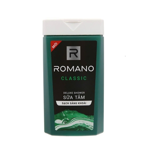 Sữa tắm hương nước hoa Romano Classic, sạch sảng khoái-hương nam tính, chai (180g),