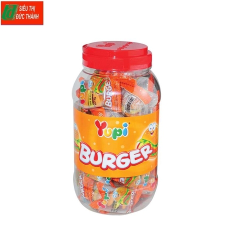 Kẹo dẻo Burger Yupi-Indonesia, hũ (324g/36cái).
