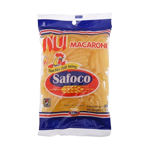 Nui ống Macaroni-Safoco, gói (200g).