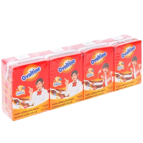 Thức uống lúa mạch hương vị socola-Ovaltine (110ml*4hộp)