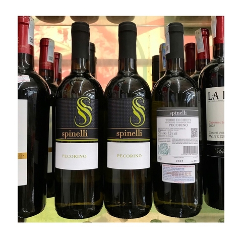 Rượu vang trắng Spinelli, Pecorino-Ý, chai (750ml, 12%),