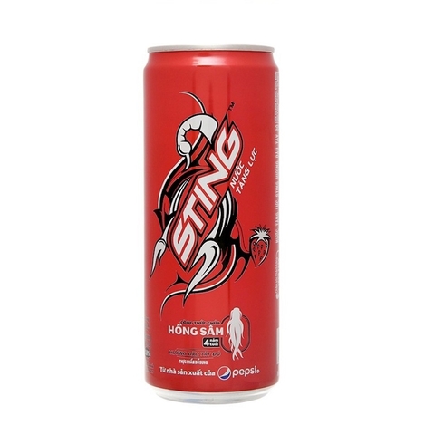 Nước ngọt Sting hồng sâm, lon (320ml),