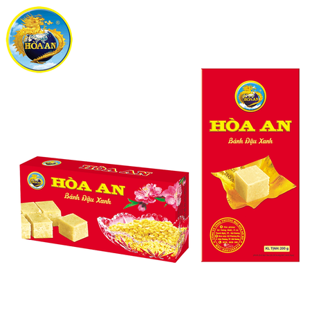 Bánh đậu xanh Hòa An, HA10M, hộp (200g).