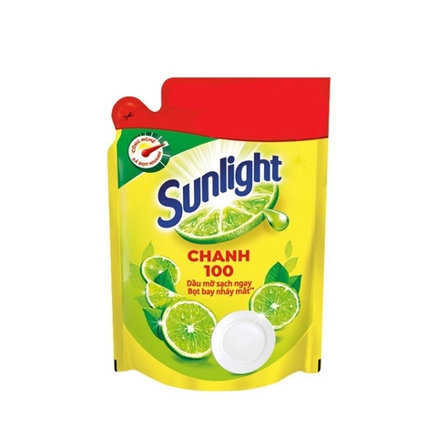 Nước rửa chén bát Sunlight-hương chanh 100, túi (1.4 lít).