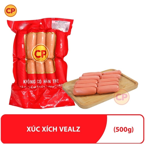 Xúc xích Sausage Vealz 10-CP (500g),