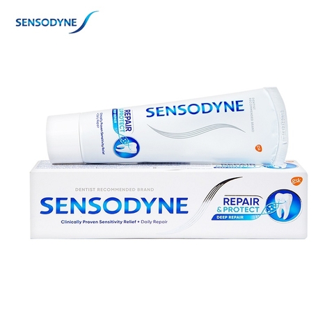 Kem đánh răng Sensodyne Repair & Protect Deep Repair, bảo về răng ê buốt mỗi ngày (100g),