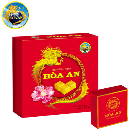 Bánh đậu xanh Hòa An (HANY), hộp Như Ý (600g).