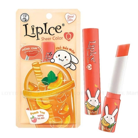 Son Lipice, son dưỡng có màu-hồng cam, hương trà đào-Rohto (2.4g)
