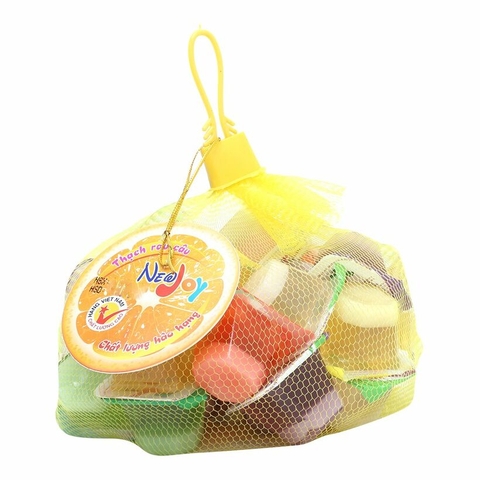 Thạch rau câu hương hoa quả New joy-VietFoods, túi lưới (800g).