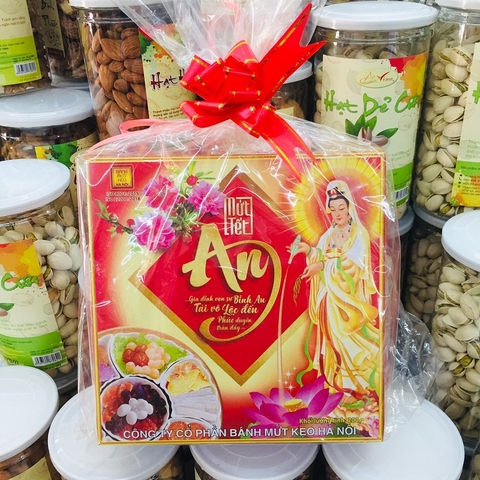 Mứt tết-Bánh mứt kẹo Hà Nội, hộp vuông (180g).