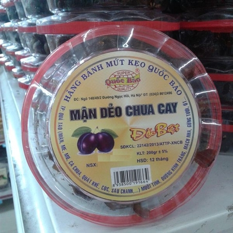 Mận dẻo chua cay Quốc Bảo (200g)