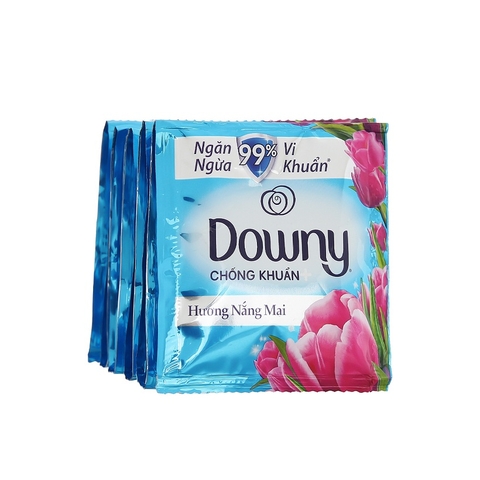 Nước xả vải Downy đậm đặc, chống khuẩn-hương nắng mai, dây (20ml*10).