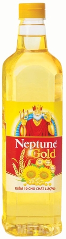 Dầu ăn Neptune Gold, chai (1lít),