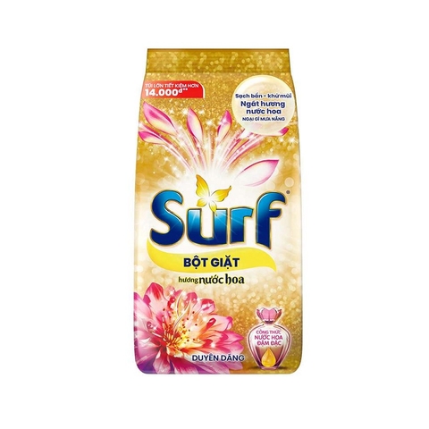 Bột giặt Surf, hương nước hoa-duyên dáng, túi (5.5kg).