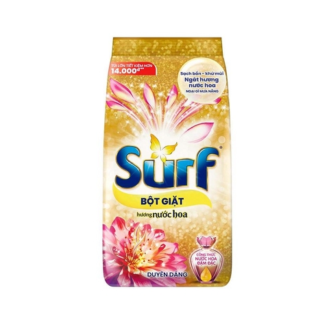 Bột giặt Surf, hương nước hoa-duyên dáng, túi (5.5kg)