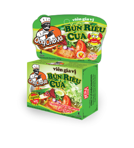 Viên gia vị bún riêu cua, Ông Chà Và-Nosa Food (75g),