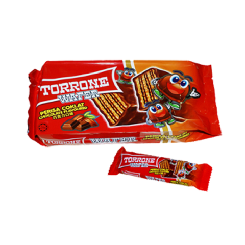 Bánh xốp Torrone Chocolate, Malaysia-vị Socola, gói (126g/14 gói*9g)-