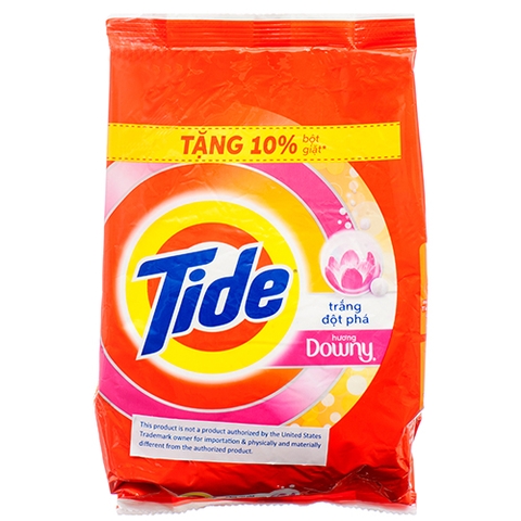 Bột giặt Tide, trắng đột phá-hương downy, túi (690g).