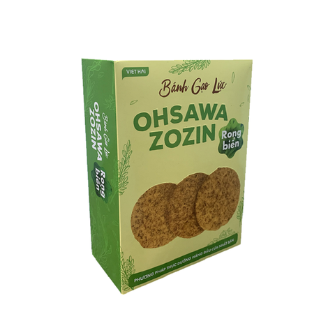 Bánh gạo lứt rong biển, Ohsawwa-Việt Hải, hộp (125g).