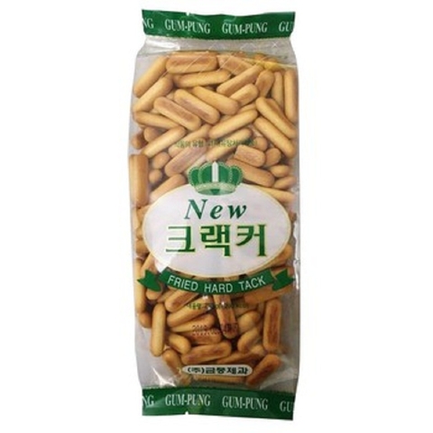 Bánh quy lúa mạch que, New Cracker Gum Pung, túi (270g,