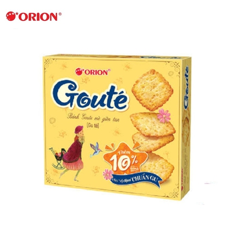 Bánh Goute, mè giòn tan-Orion, hộp (316.8g).