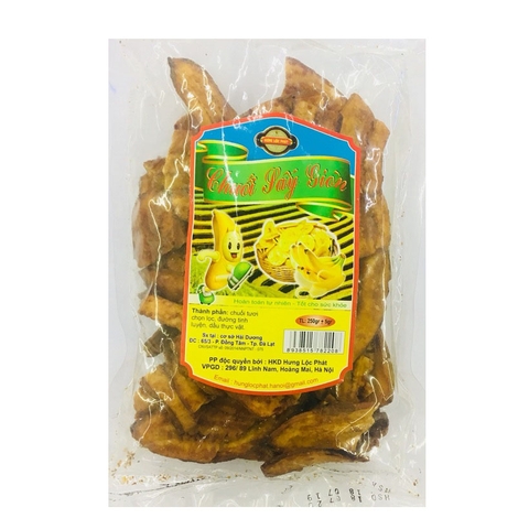 Chuối sấy giòn-Hưng Lộc Phát, túi (250g)'