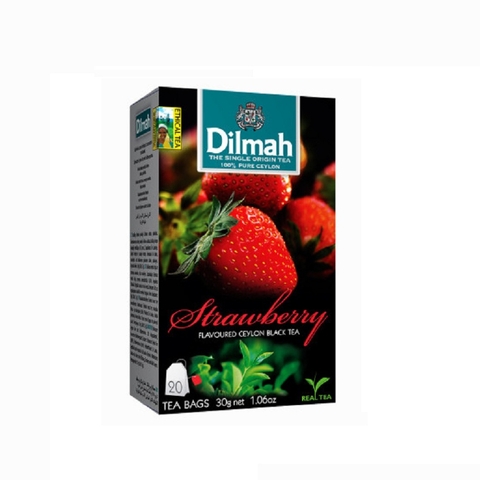 Trà Dilmah Strawberry, hương dâu (30g/20 túi*1.5g).