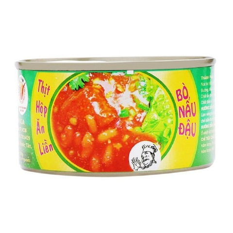 Thịt Bò nấu đậu-Tiến Nga, hộp (200g)-