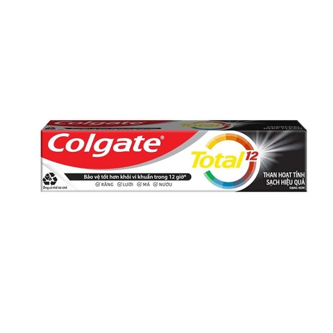 Kem đánh răng Colgate Total, than hoạt tính sạch hiệu quả (170g).