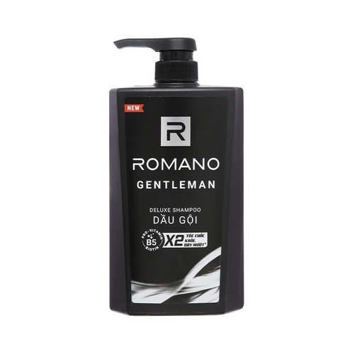 Dầu gội hương nước hoa Romano Gentleman, tóc chắc khỏe-hương nam tính, chai (650g)