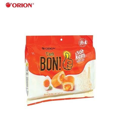 Bánh C'est Bon sợi thịt gà sốt kem trứng Lava-Orion, gói (101.5g).
