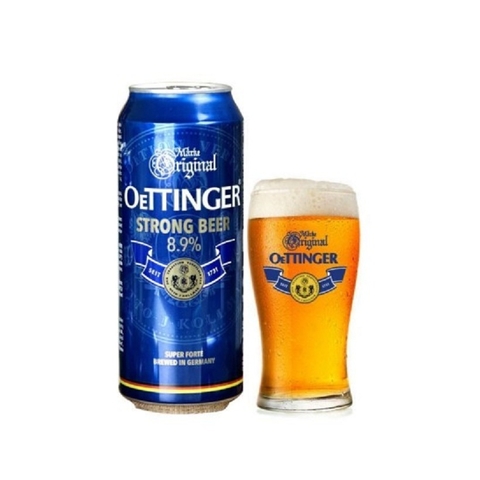Bia Oettinger-Đức, lon (500ml, 8.9%).