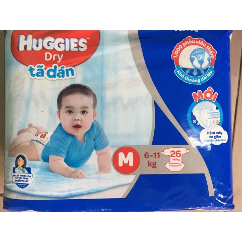 Tã dán Huggies M26