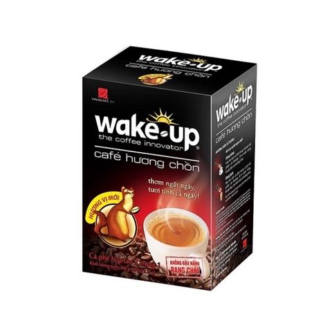 Cà phê hòa tan 3in1 Wake-up hương chồn, hộp (18gói*17g).