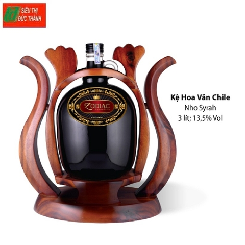 Rượu vang Zodiac Galaxy-Chile, kệ gỗ (3 lít, 12-14%).