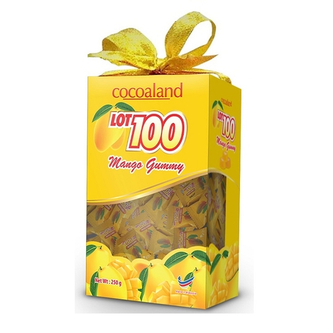 Kẹo Lot 100, vị xoài-Cocoaland, Malaysia, gói (225g).