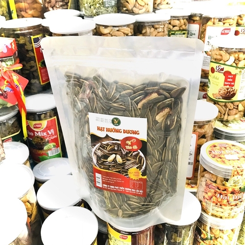 Hạt hướng dương, vị táo đỏ-Lửa Việt, túi zip (400g).