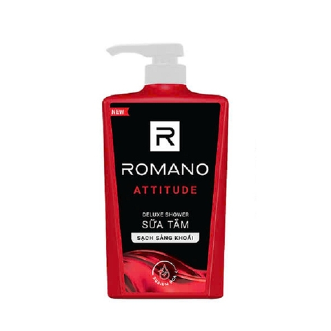 Sữa tắm Romano Attitude hương nước hoa, sạch sảng khoái-hương nam tính, chai (650g).