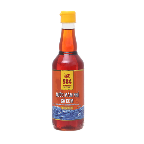 Nước mắm nhỉ cá cơm 584 Nha Trang, 30 độ đạm (510ml, 30N)-chai thủy tinh