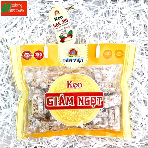 Kẹo lạc sìu, kẹo giảm ngọt-Tân Việt, gói xách (350g).