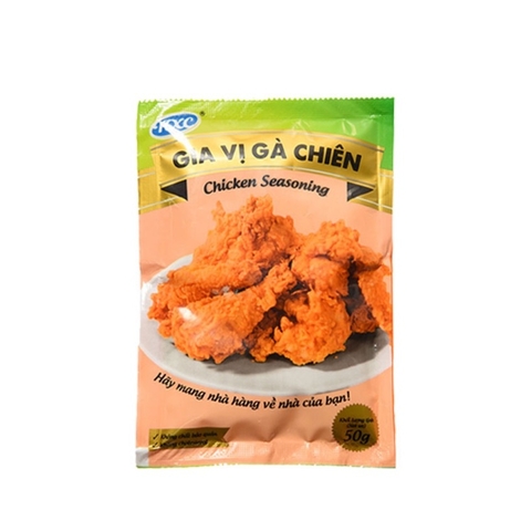 Gia vị gà chiên-HXC, túi (50g),