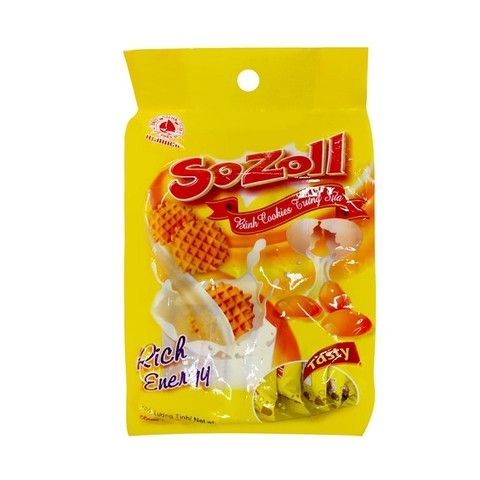 Bánh quy trứng sữa Sozoll-Hải Hà, túi (256g).