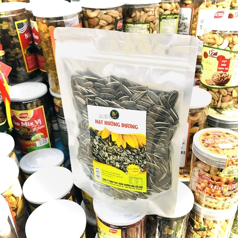 Hạt hướng dương, vị táo đỏ-Lửa Việt, túi zip (200g).