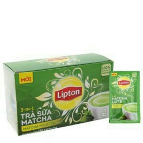 Trà sữa Matcha, 3in1-Lipton (136g/8*17g),