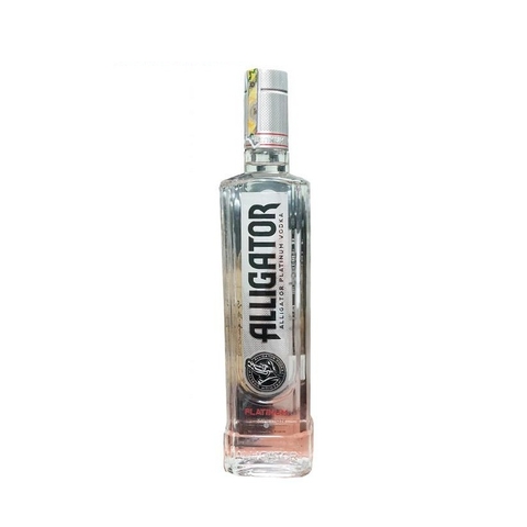 Rượu Vodka cá sấu đen Alligator Platnum-Nga (500ml, 31%).