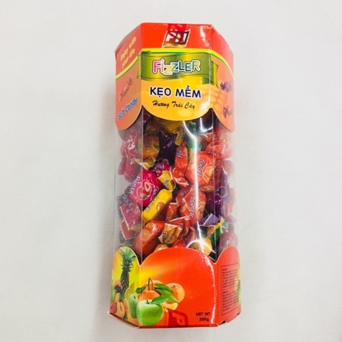 Kẹo mềm Fizzler, hộp giấy (200g)