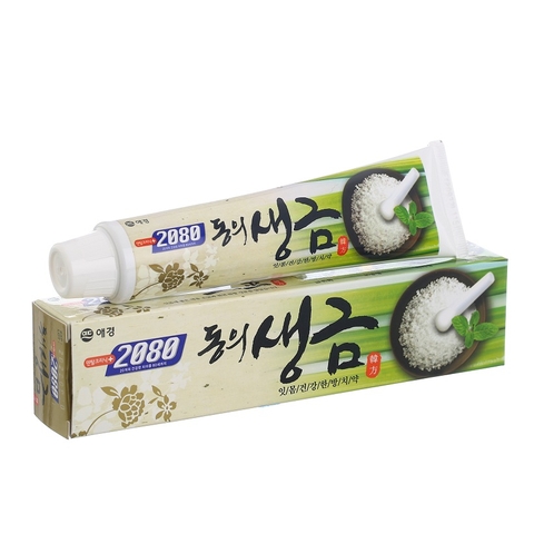 Kem đánh răng 2080 Dongyi Shenggum-Hàn Quốc, tinh chất thảo mộc chứa muối (120g).