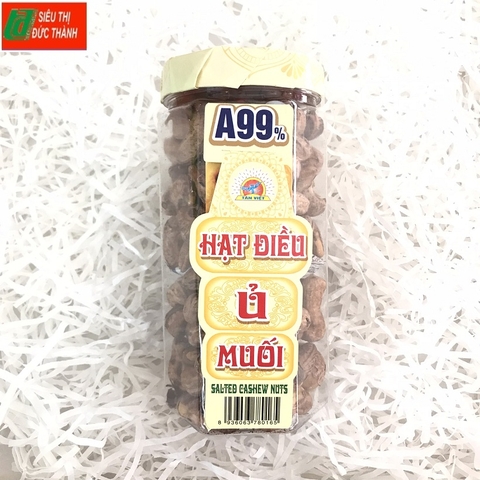 Hạt điều ủ muối A99-Tân Việt, lọ (300g).